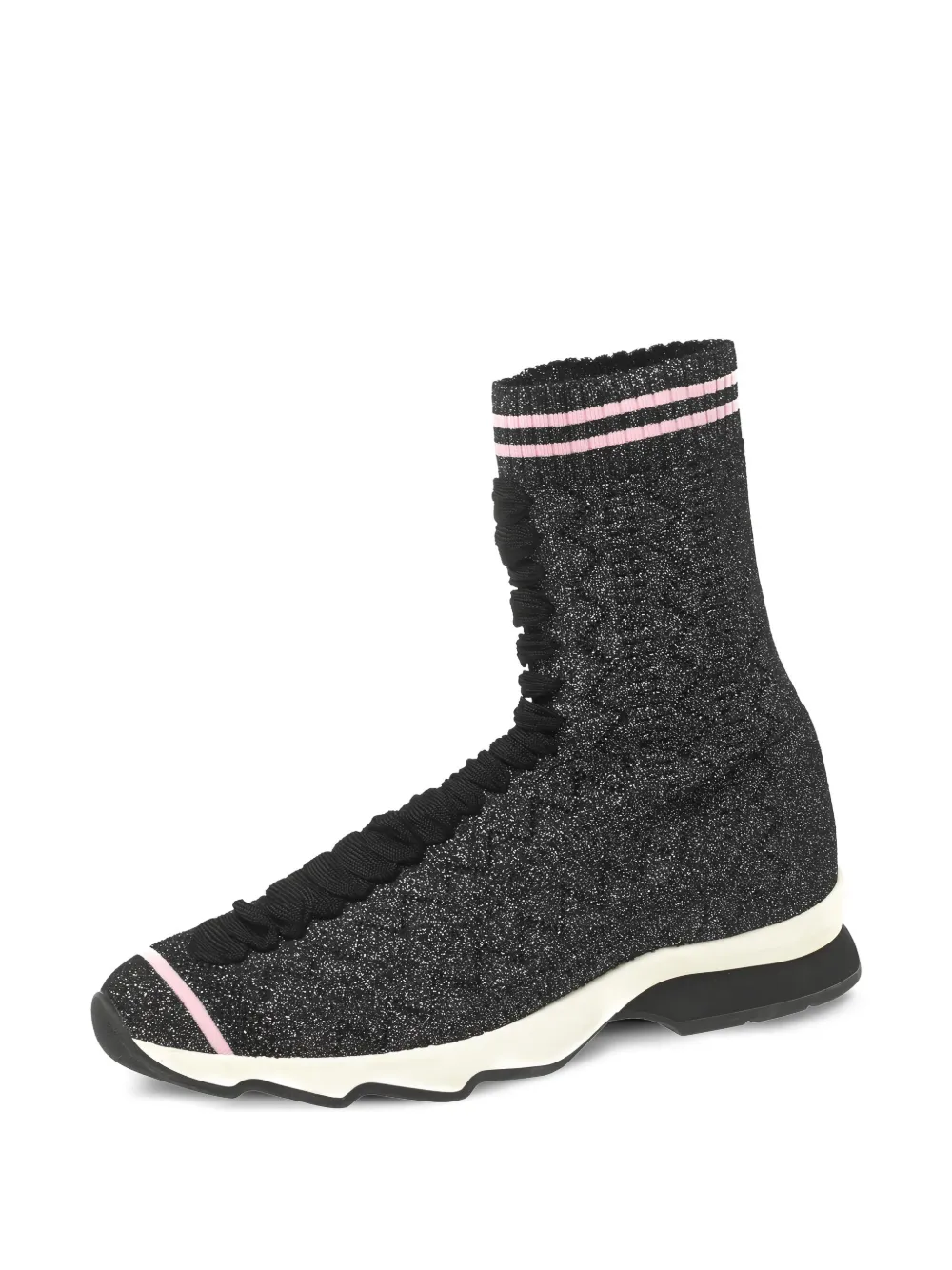 Fendi Pre-Owned sock-style knitted sneakers | Image 2