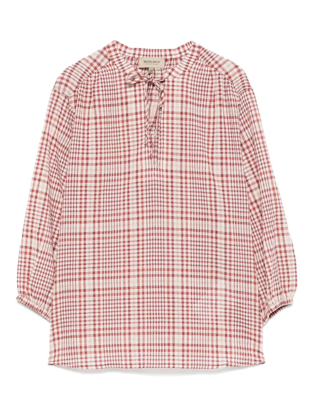 Woolrich checkered blouse | White | Image 1