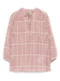 Woolrich checkered blouse - White