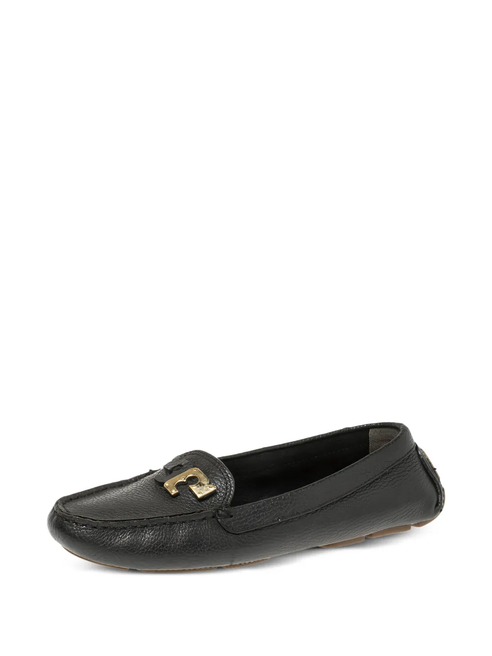 Tory Burch Pre-owned leren loafers - Zwart