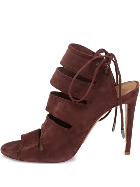 Aquazzura pre-owned 110mm Sloane open-toe sandals