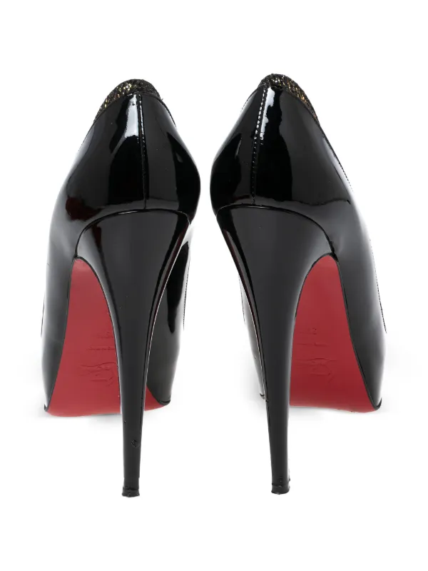 Christian Louboutin Pre-Owned 145mm Asteroid Spike Pumps Black