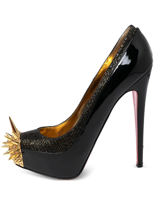 Christian Louboutin Pre-Owned 145mm Asteroid Spike Pumps Black FARFETCH  IN