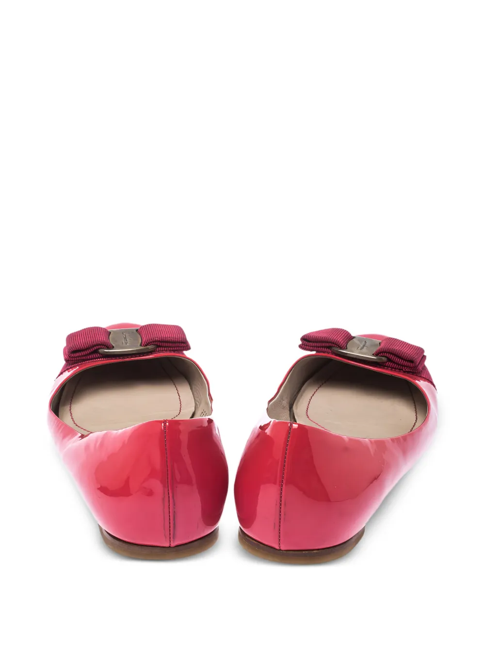 Ferragamo Pre-Owned leather flat pumps | Image 2