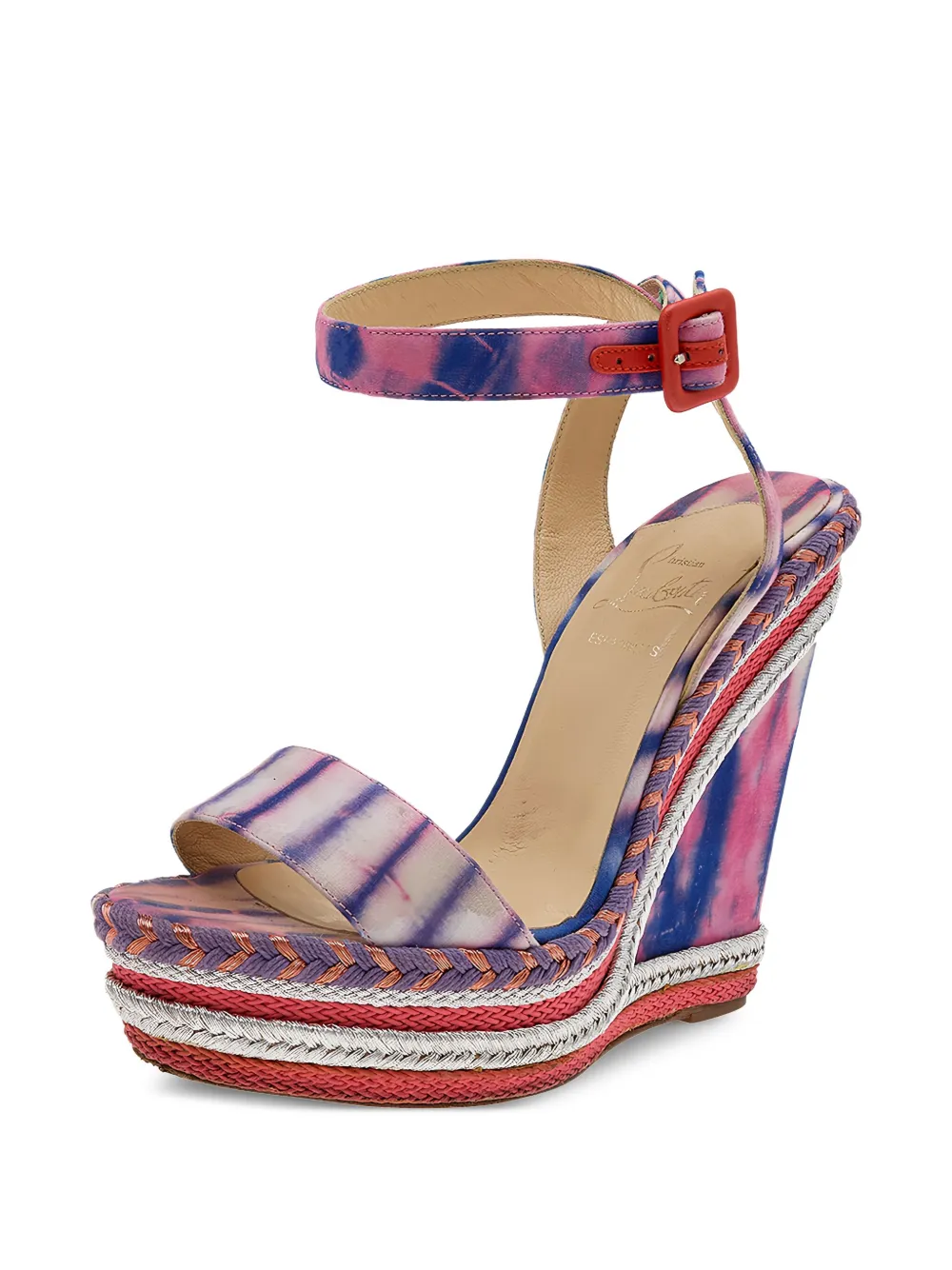 Christian Louboutin Pre-Owned 140mm tie-dye sandals | Image 2