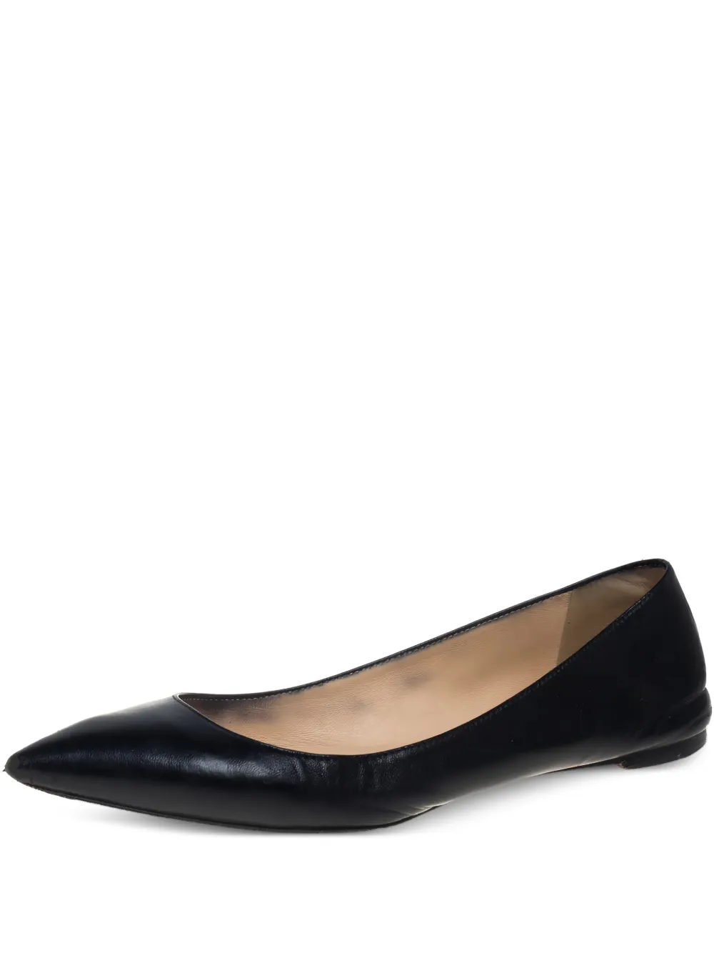 Pre-owned Christian Louboutin Leather Ballerina Shoes