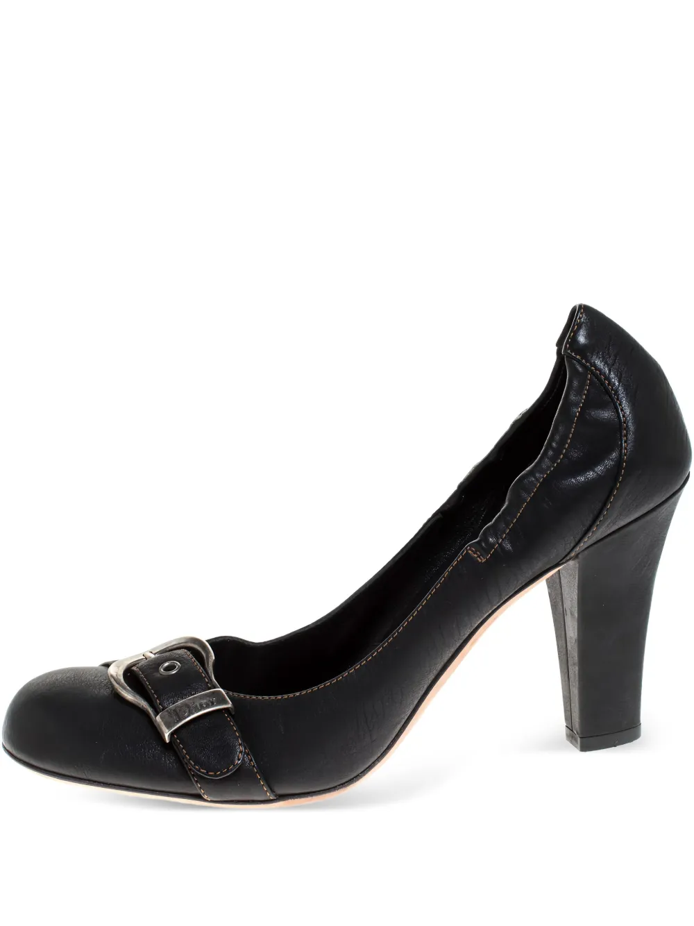 Christian Dior Pre-Owned 95mm Scrunch pumps | Black | Image 1
