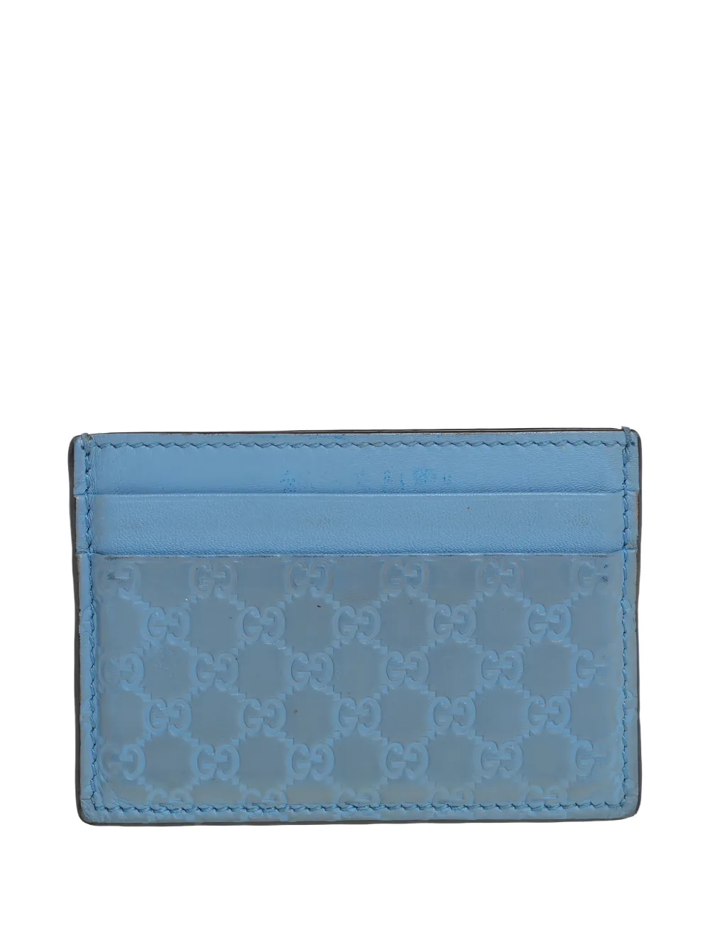 Microguccissima leather card holder