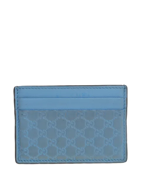 Gucci Pre-Owned tarjetero Microguccissima