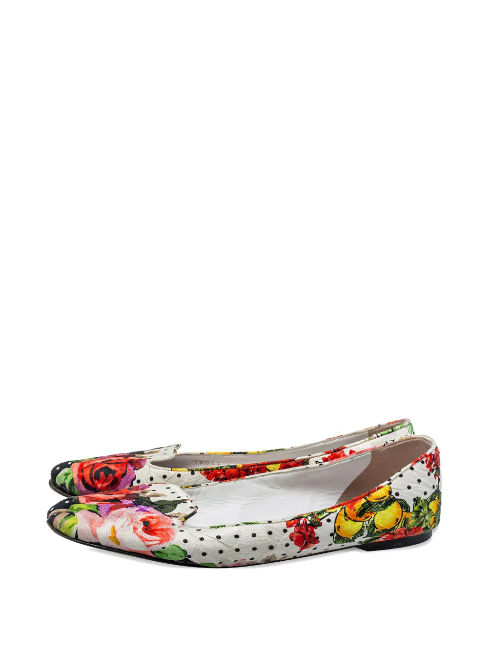 Dolce & Gabbana Pre-Owned floral-print ballet flats | Image 2