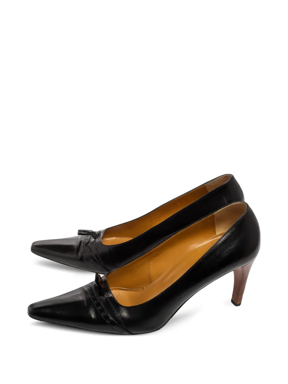Gucci Pre-Owned Pumps met puntige neus - Zwart