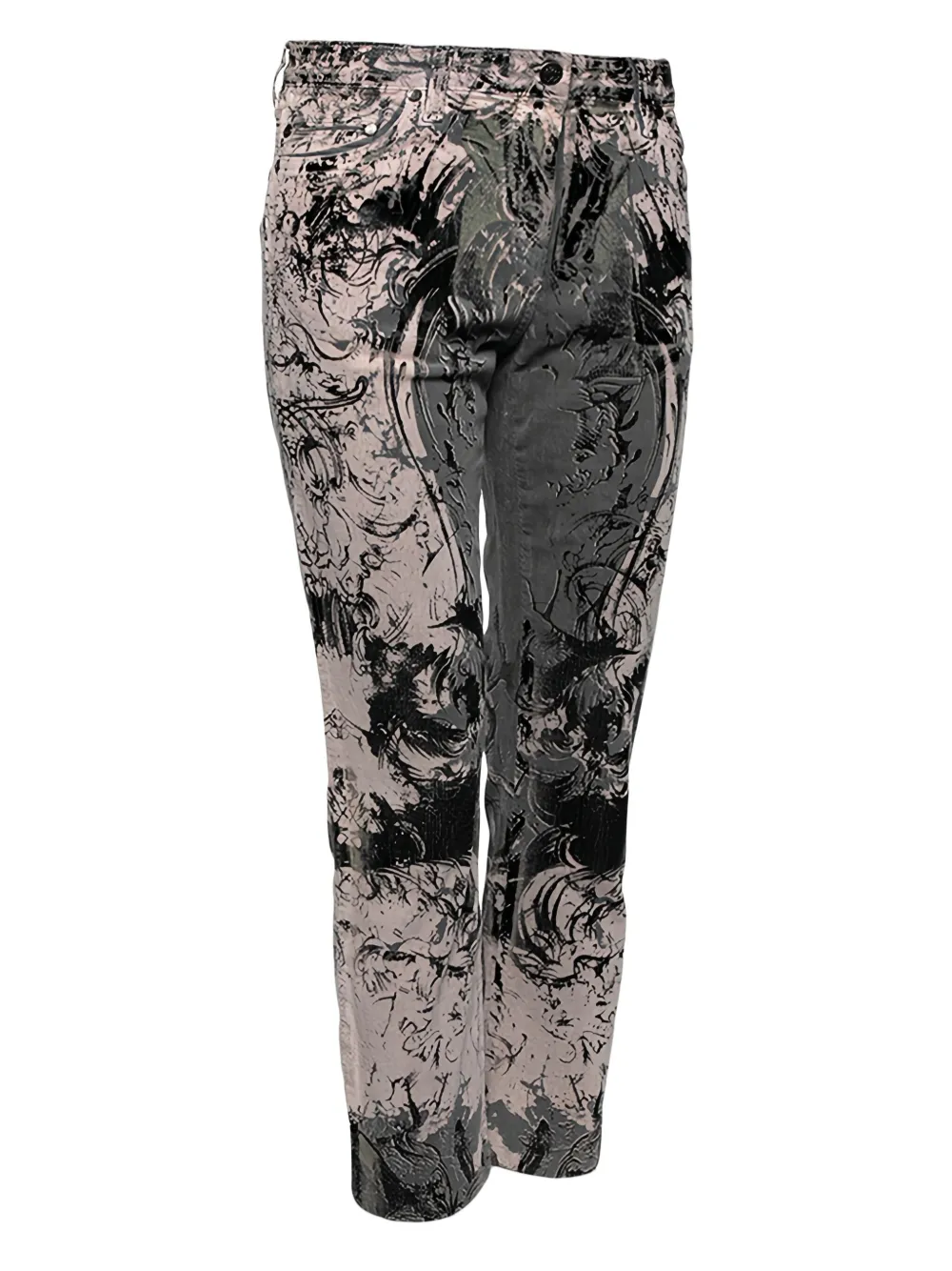 Roberto Cavalli Vintage baroque-print trousers | Image 2