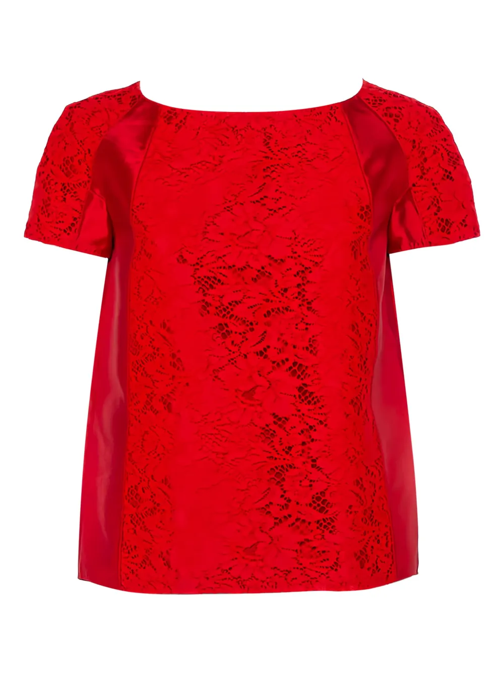 Valentino Garavani Pre-Owned Blusa con inserti - Rosso