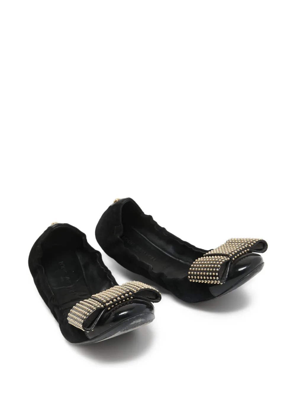 Louis Vuitton Pre-Owned Leren ballerina's - Zwart