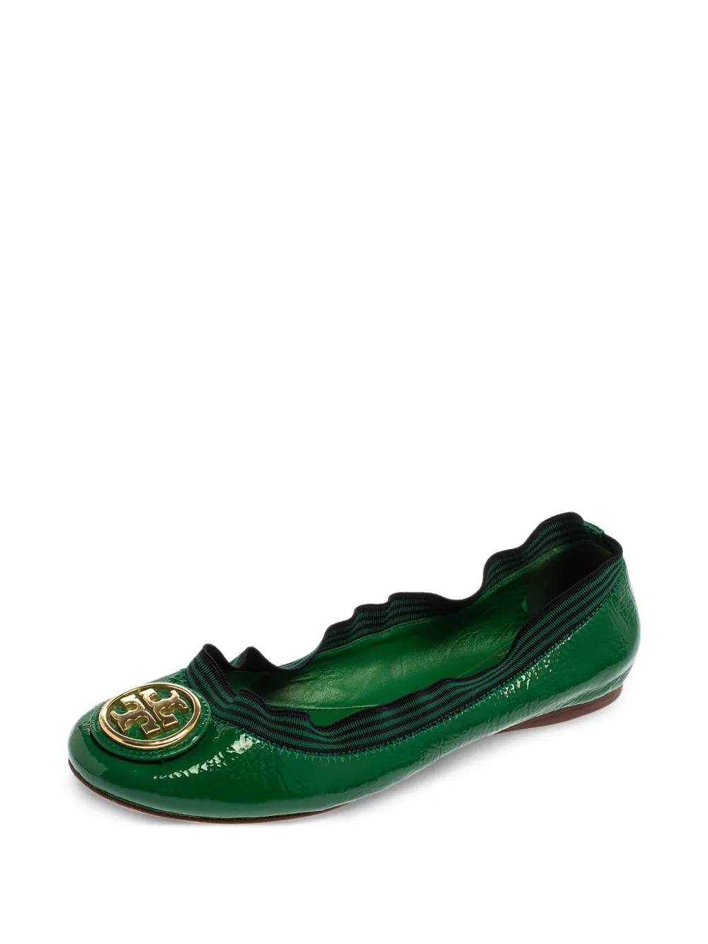 Tory Burch Leren ballerina's - Groen