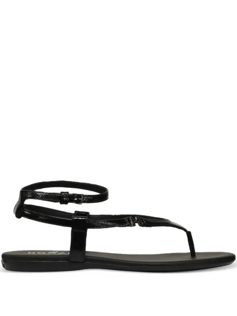 Hogan leather flat sandals