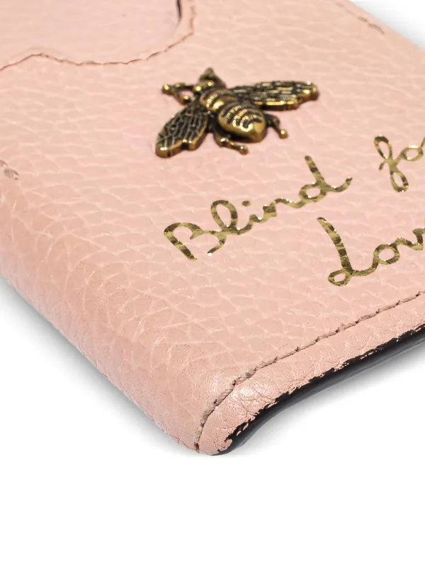 Gucci Pre-Owned bee-motif iPhone 7 Case | Pink | FARFETCH