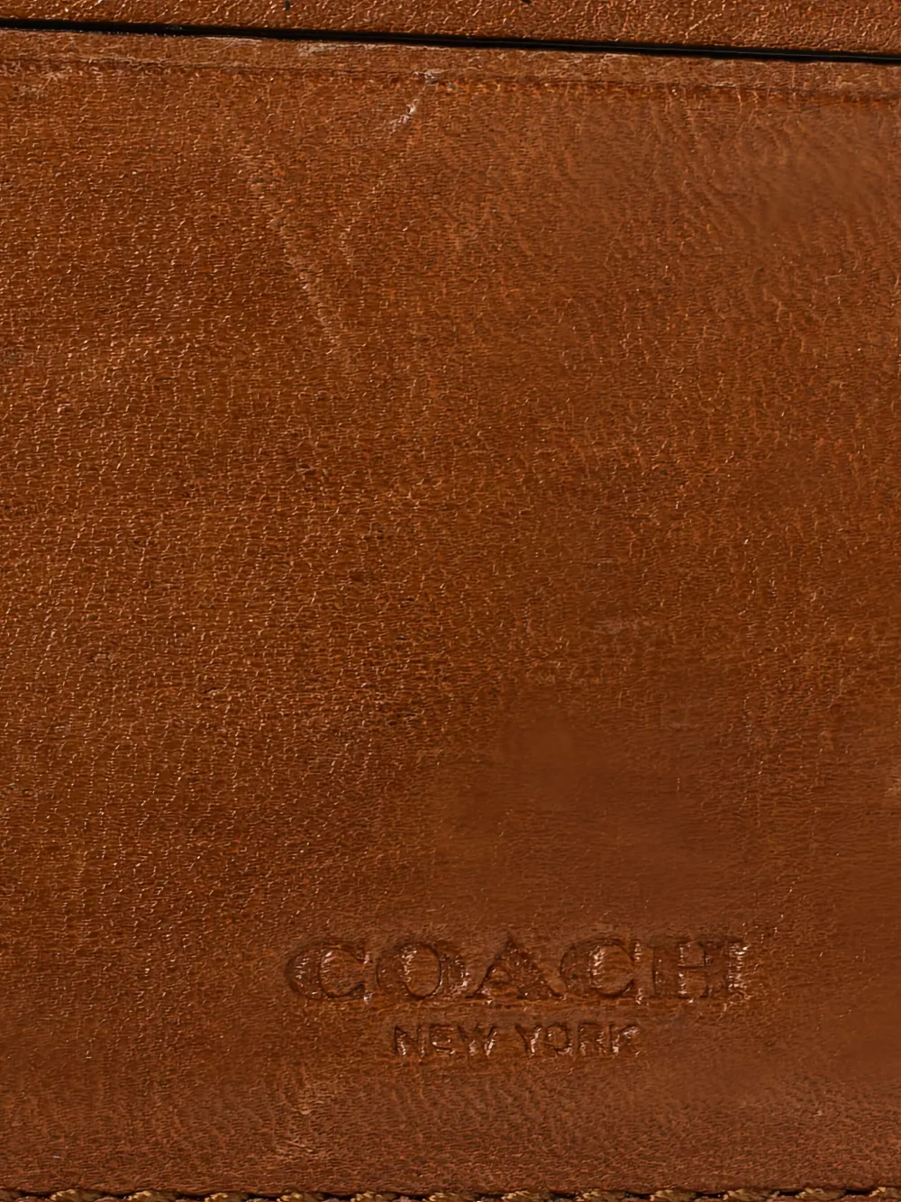 Pre-owned Coach Vintage Leather Wallet