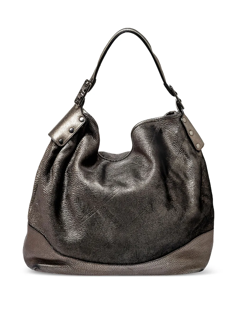 Burberry Pre-Owned leather shoulder bag | Grey | Image 1