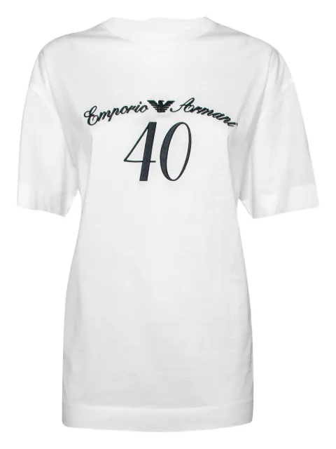 Emporio Armani Pre-Owned logo-print T-shirt