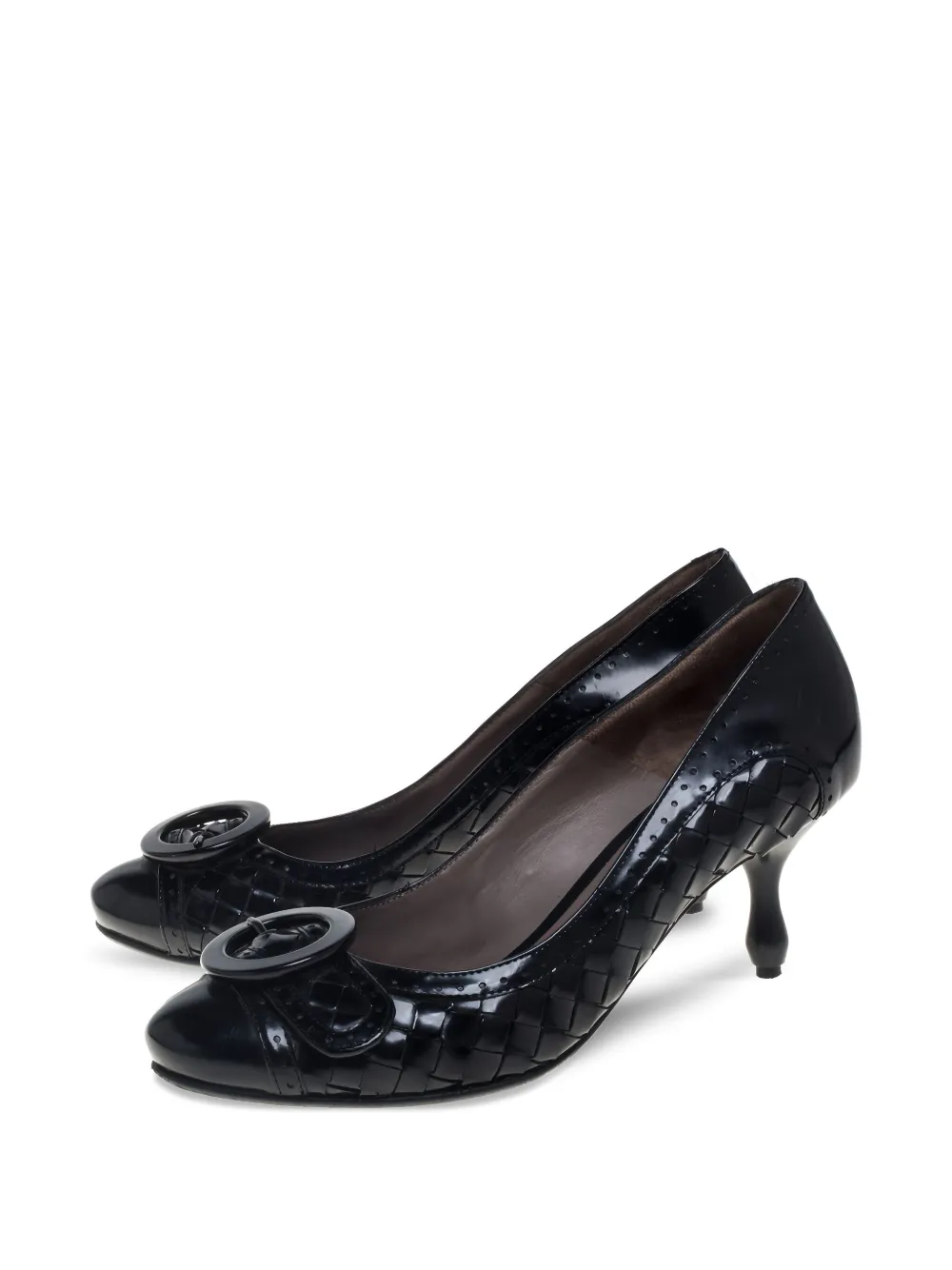 Bottega Veneta Pre-Owned 60mm Intrecciato leather pumps | Heeled Pumps | Image 2
