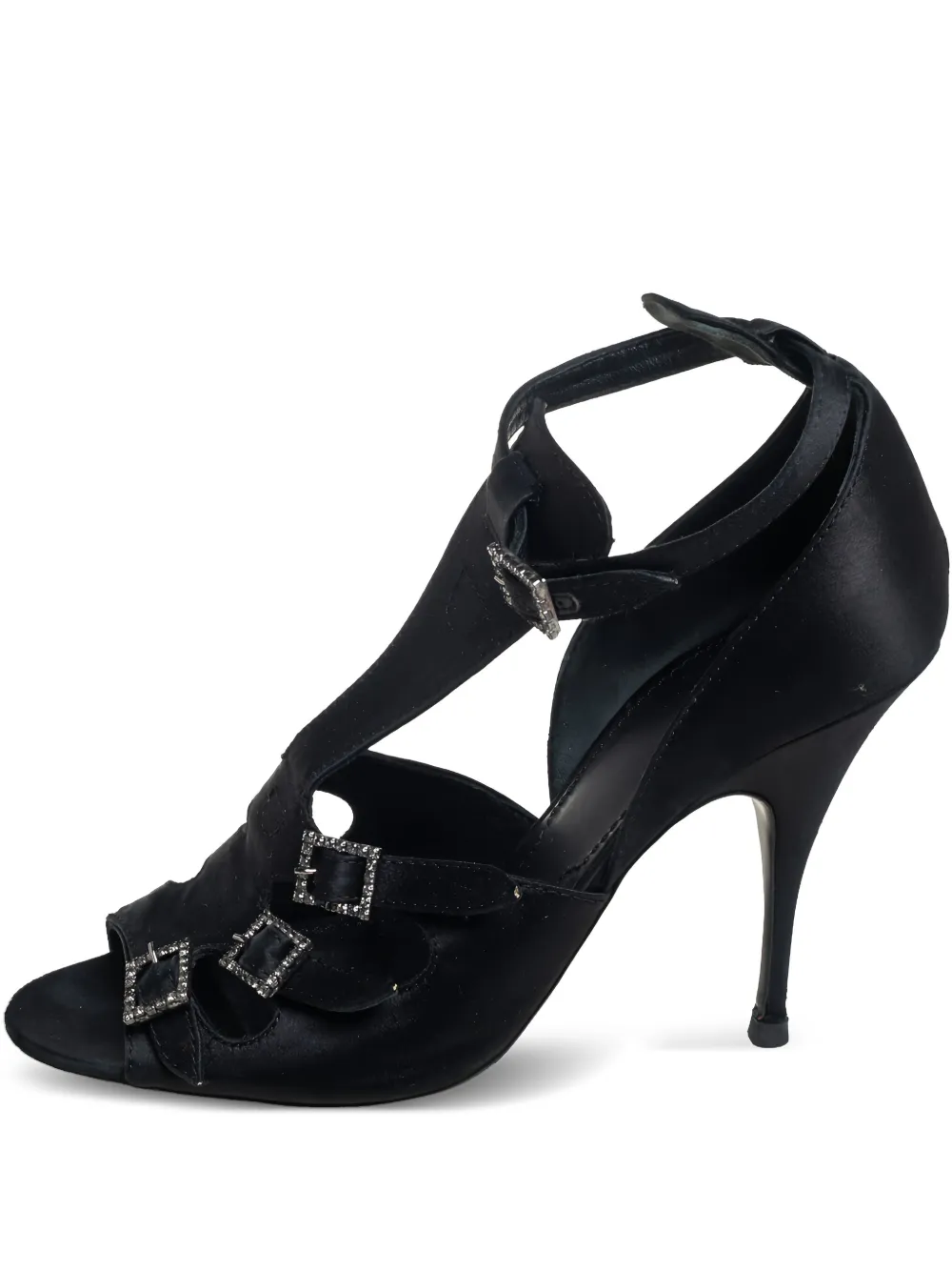 Givenchy Pre-Owned crystal-embellished strappy heels | Black | Image 1
