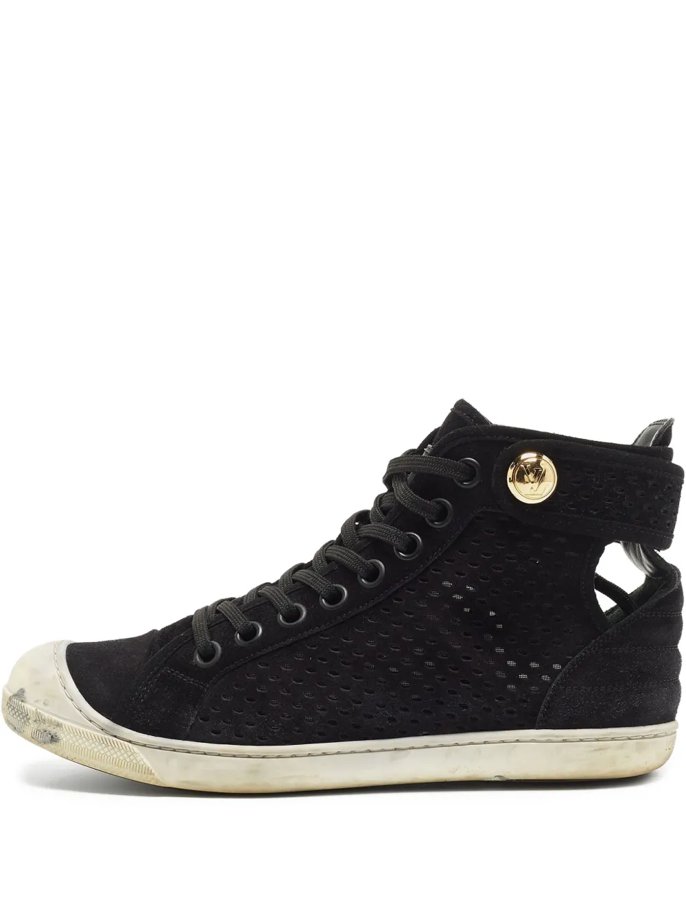 Louis Vuitton Pre-Owned ハイカット スニーカー - ブラック Louis Vuitton Pre-Owned ハイカット スニーカー - ブラック