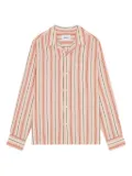NN07 striped button-up shirt - Pink