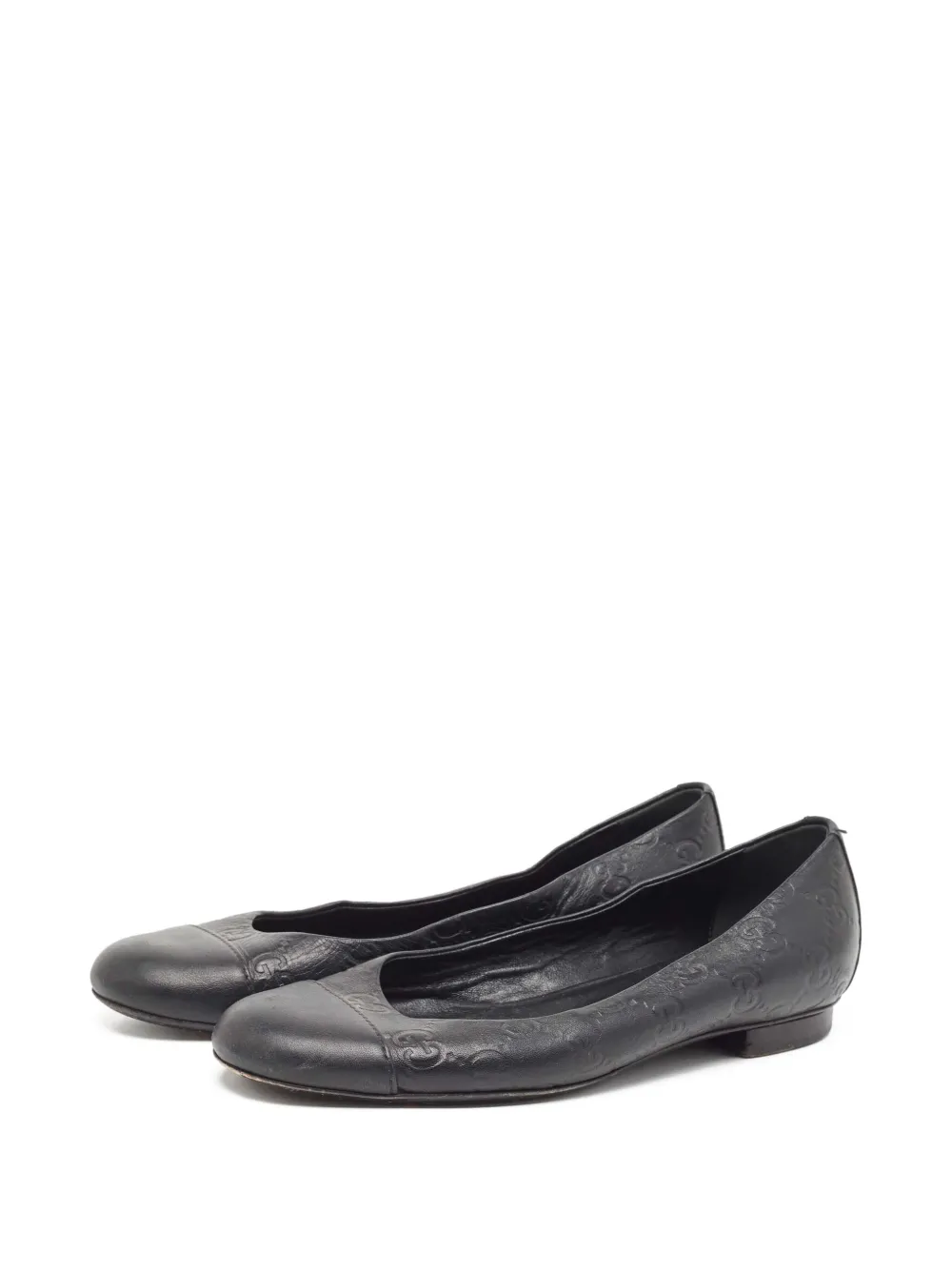 Gucci Pre-Owned Klassieke GG ballerina's - Zwart