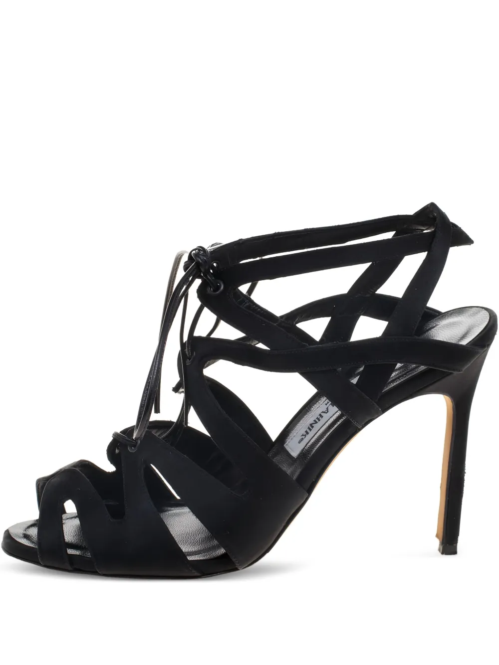 Manolo Blahnik 105mm Netochka sandals | Black | Image 1