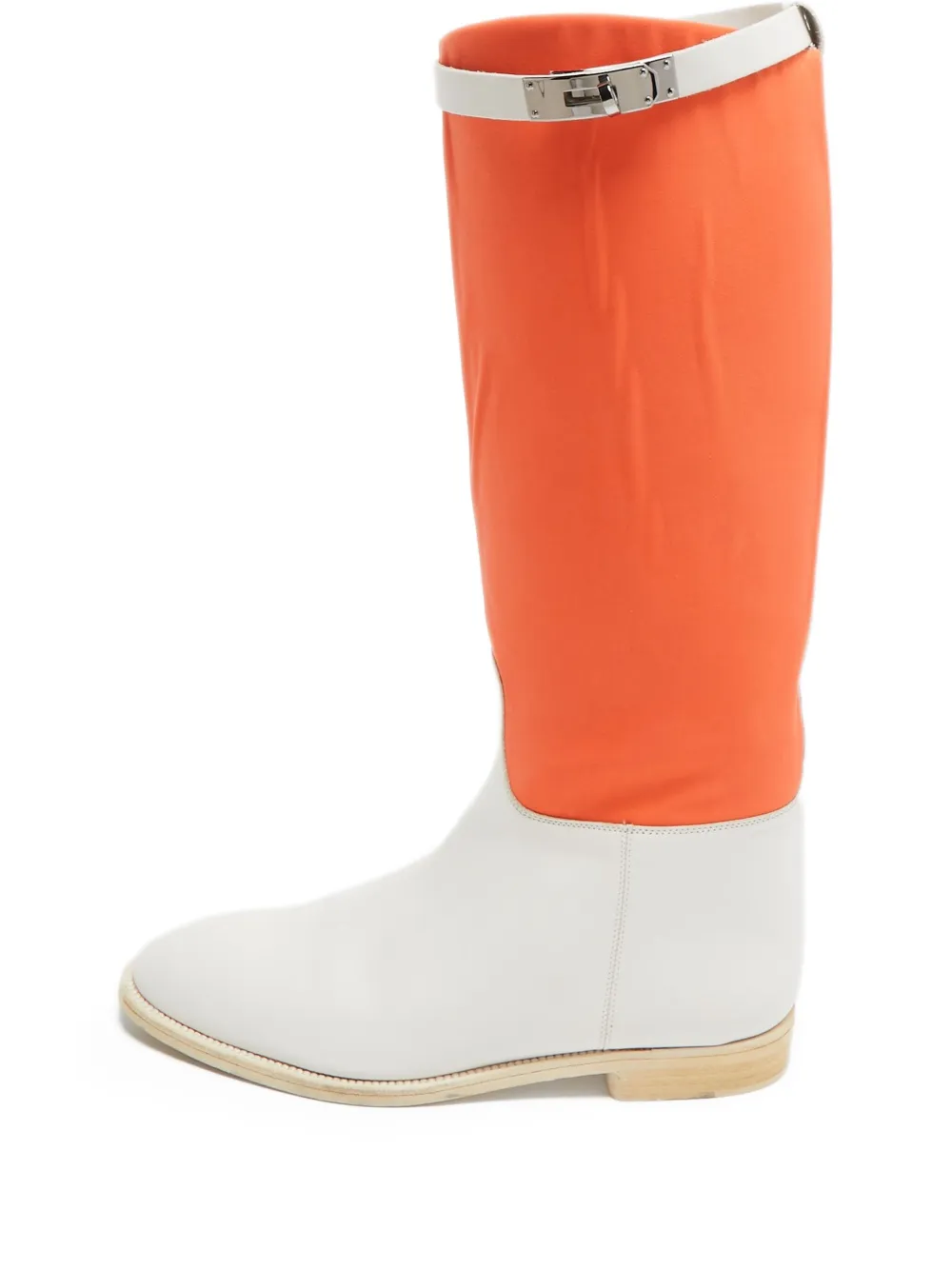Pre-owned Hermes Colour-block Knee-high Boots