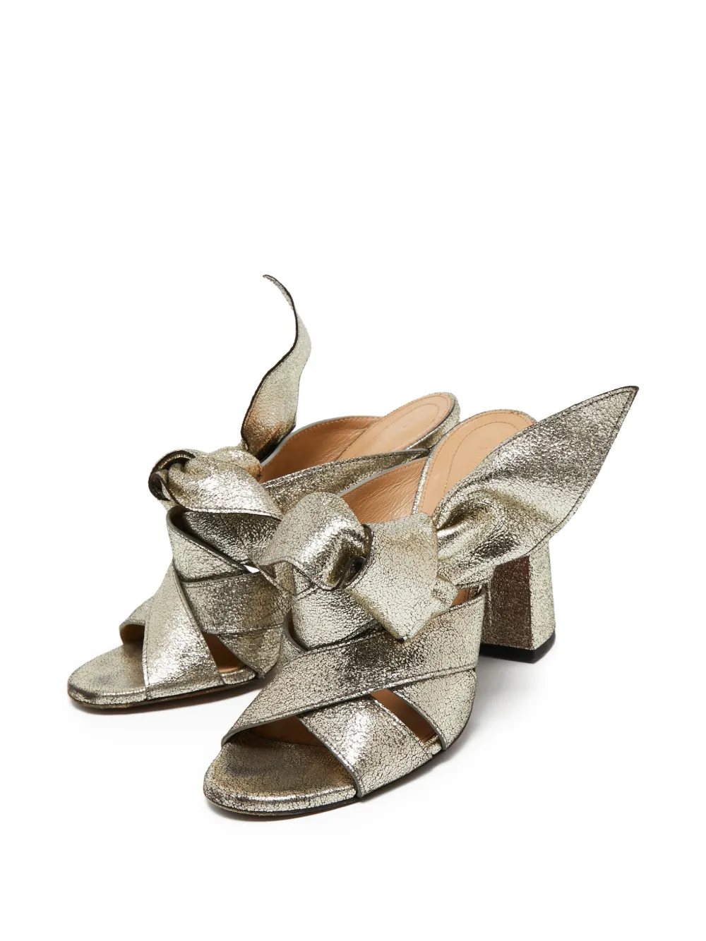 Chloé Pre-Owned 100mm Nellie metallic sandals | Image 2