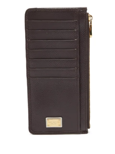 Dolce & Gabbana Pre-Owned cartera de piel  con cierre en el contorno