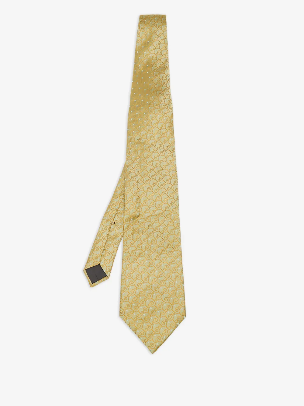 Lanvin Pre-Owned 旋涡图案领带（典藏款） | 金色 | Image 1