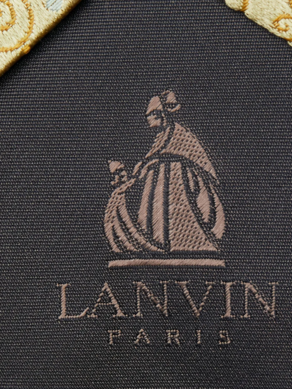 Pre-owned Lanvin Swirl-pattern Tie