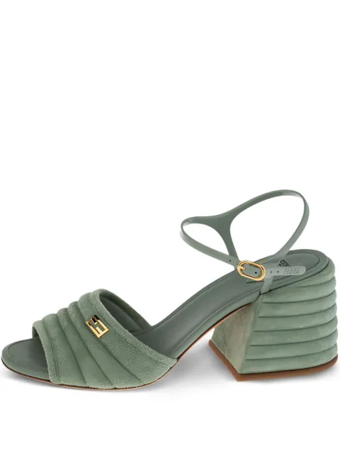 Fendi Pre-Owned sandalias Jelly con tacón de 75 mm