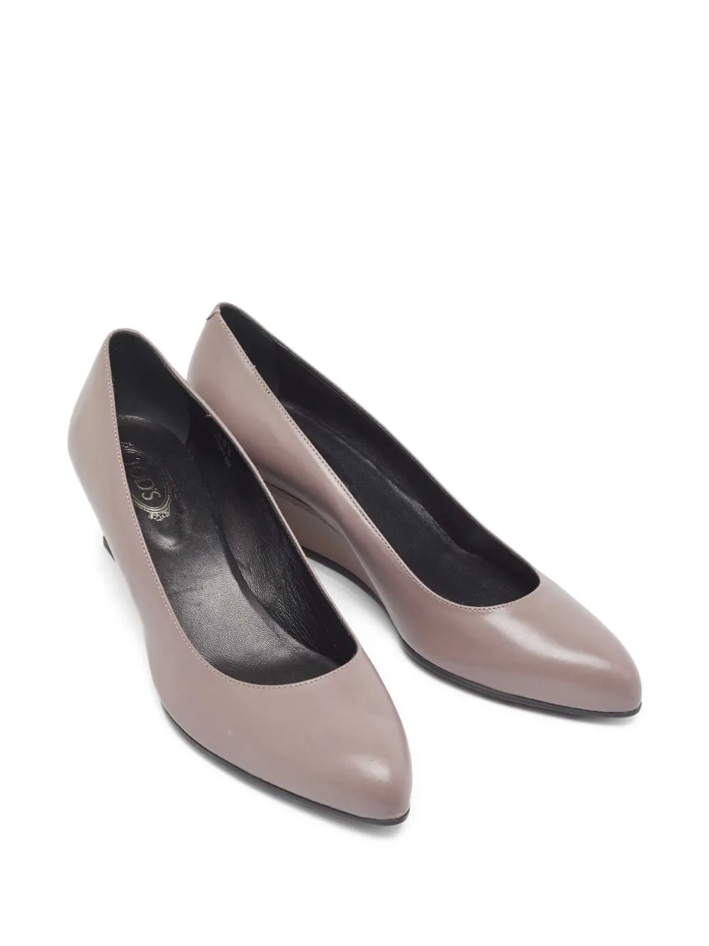 Tod's Pre-owned 55 mm pumps met sleehak - Paars
