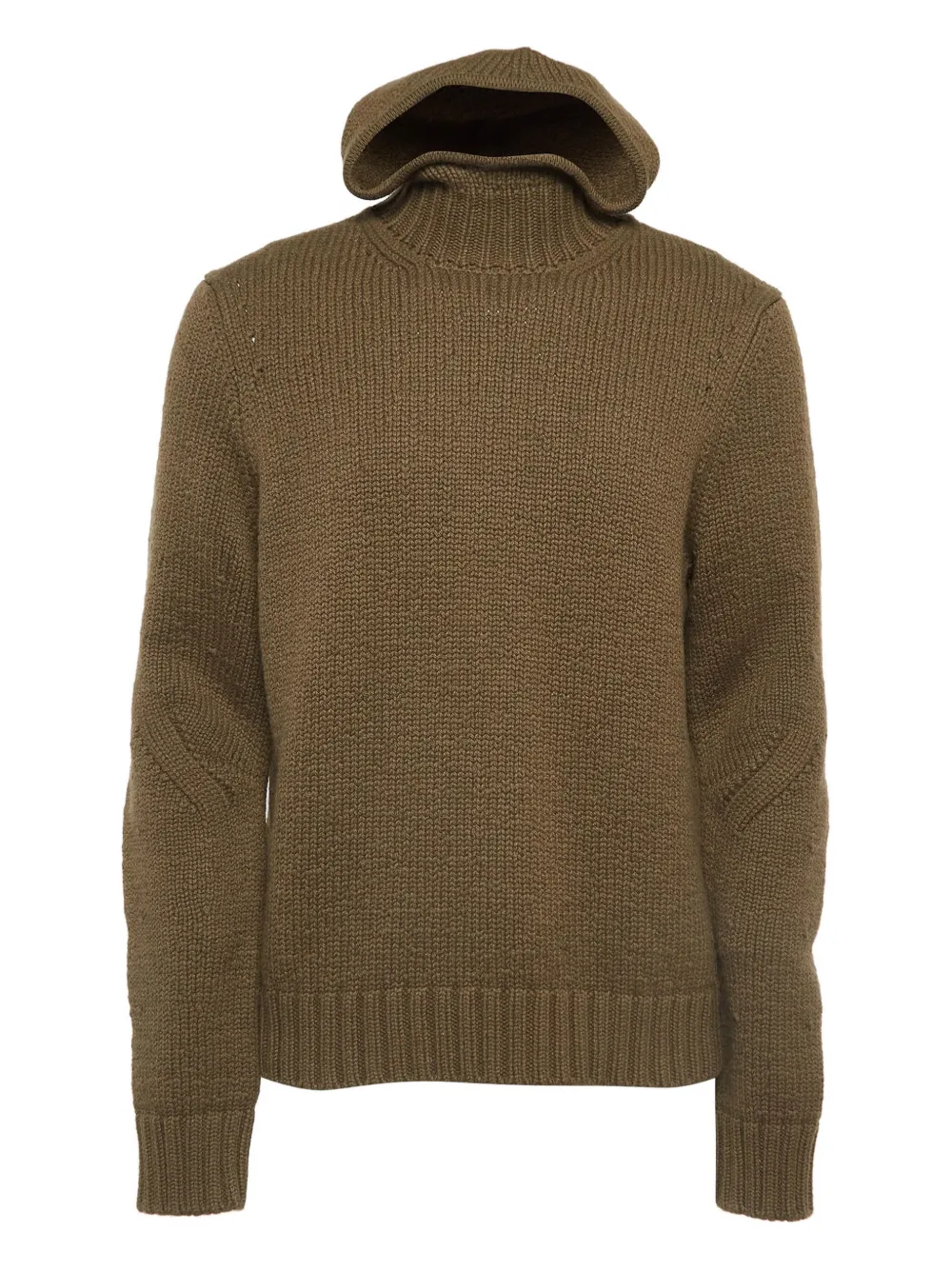 Bottega Veneta Pre-Owned wool-blend hoodie | Green | Image 1