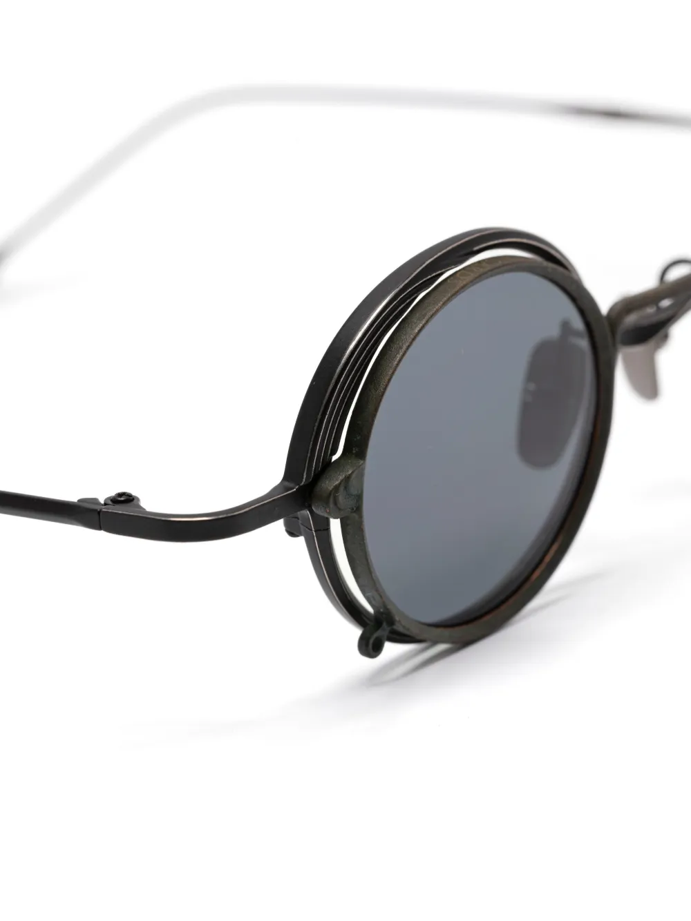 Rigards x Ziggy Chen zonnebril met rond montuur Grijs