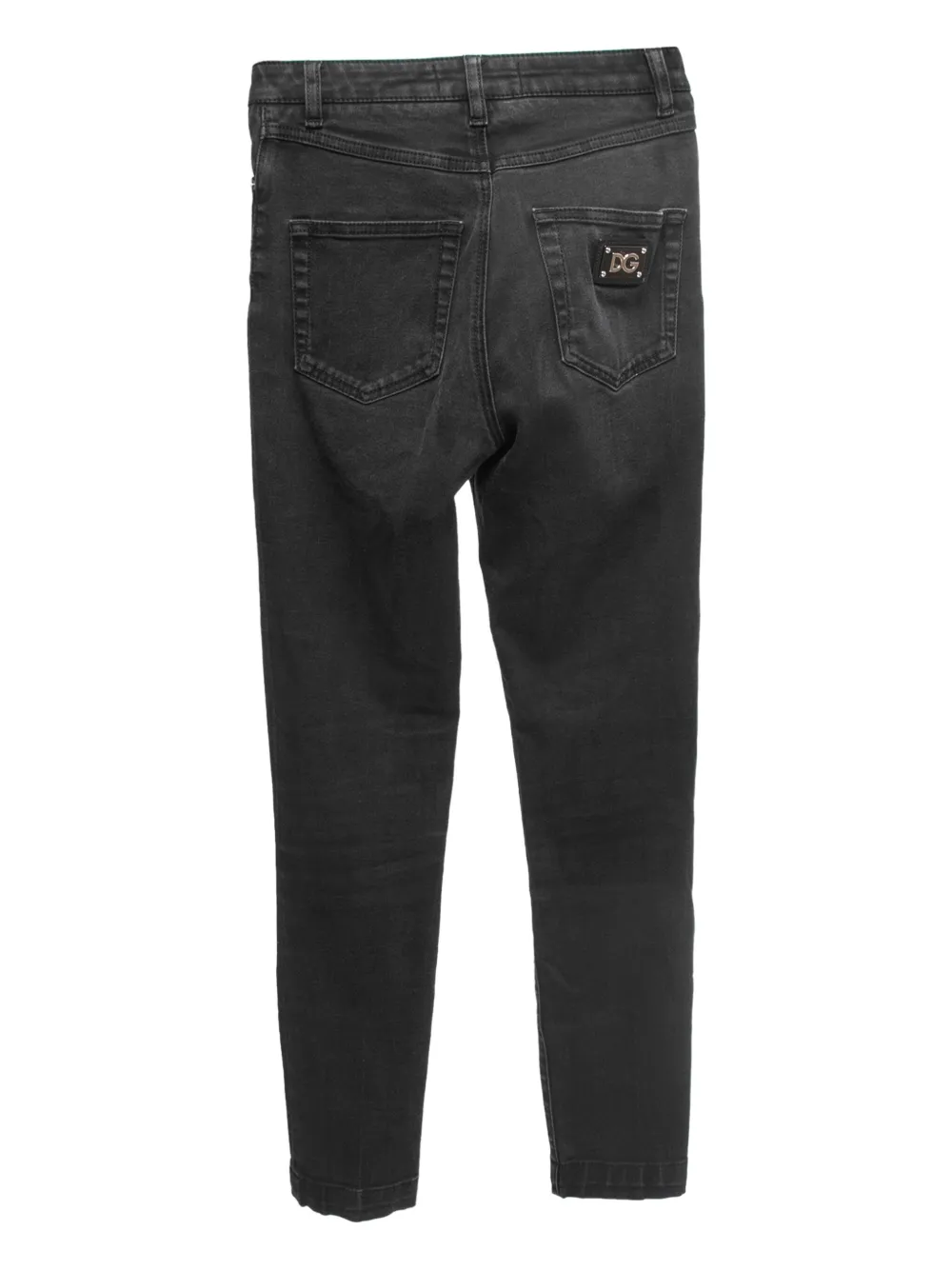 Dolce & Gabbana Pre-Owned logo-patch jeans | Image 2
