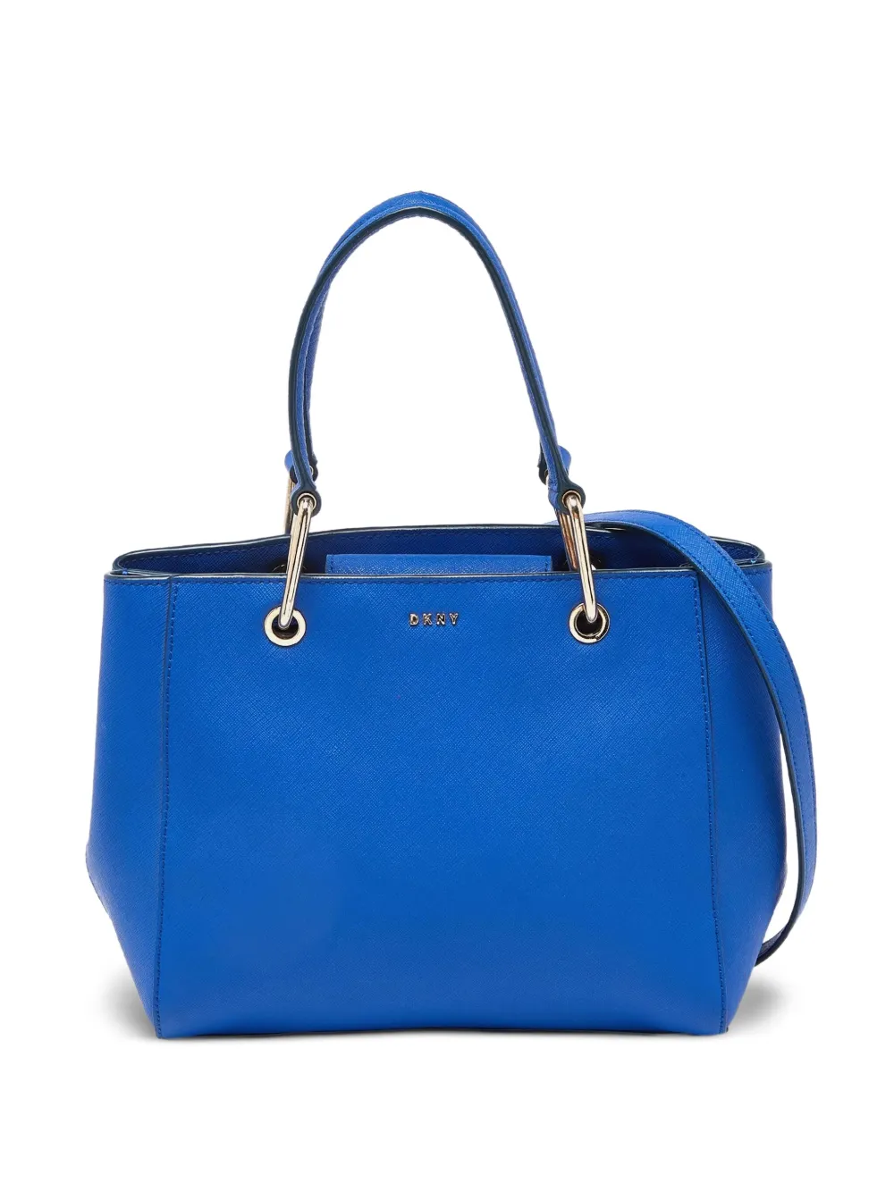 DKNY Vintage pre-owned Saffiano leather tote bag | Blue | Image 1