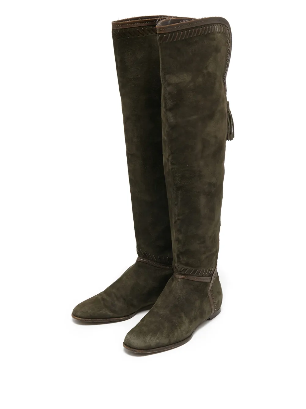 Jimmy Choo Pre-Owned botas de gamuza | Image 2
