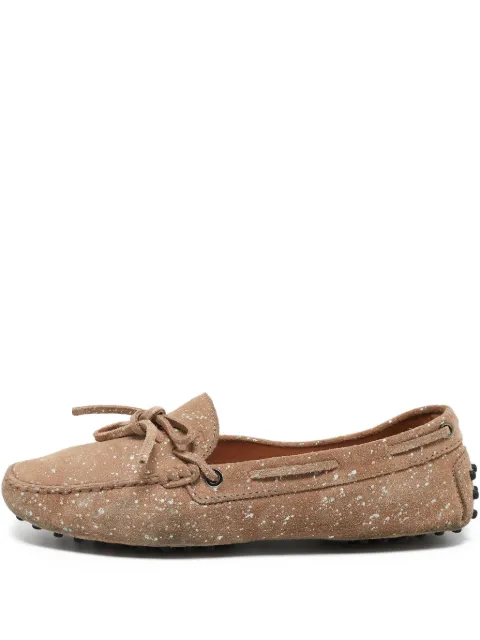 Tod's Vintage pre-owned speckled boat shoes