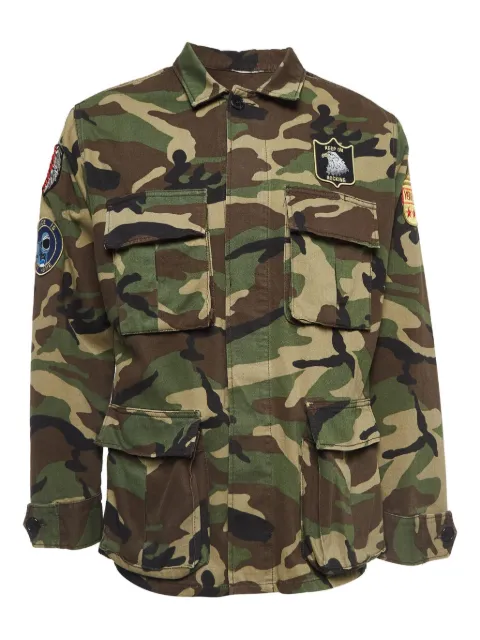 Saint Laurent Pre-Owned Giacca con applicazione camouflage