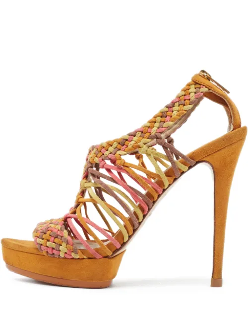 Sandales pre-owned 130 mm à design tissé - Le Silla - Modalova