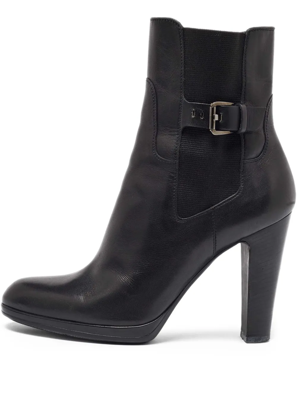 Sergio Rossi Vintage pre-owned 105 buckle-detail ankle boots | Black | Image 1