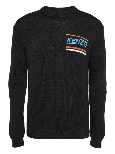 Kenzo Pre-Owned logo-embroidered sweater