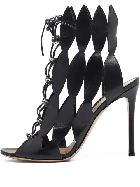 Gianvito Rossi pre-owned 105mm cut-out sandals 