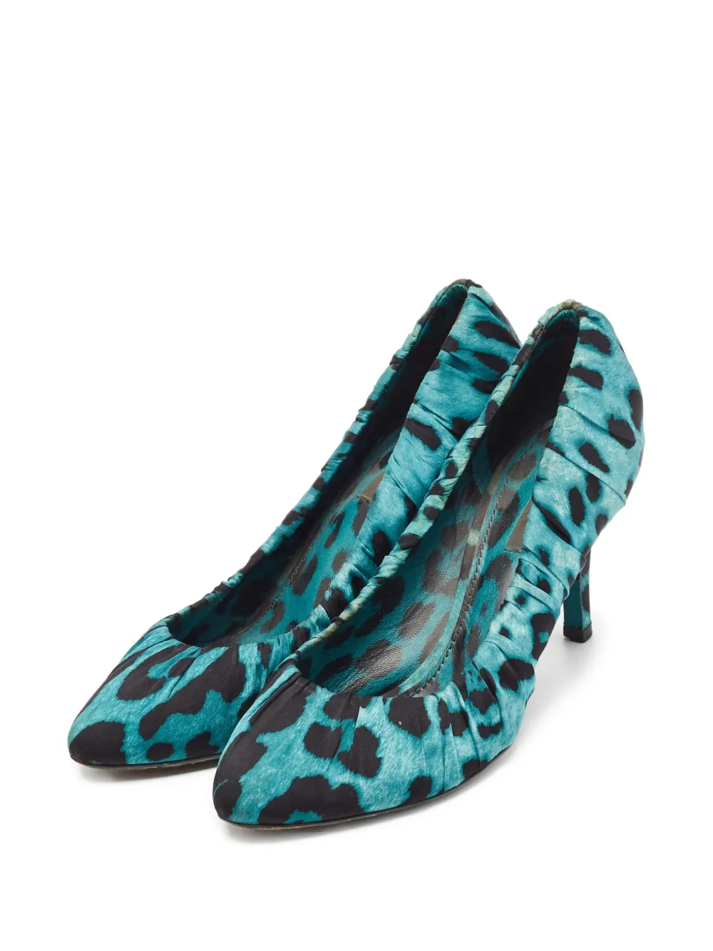 Dolce & Gabbana Pre-Owned zapatillas con estampado de leopardo y tacón de 120mm | Image 2