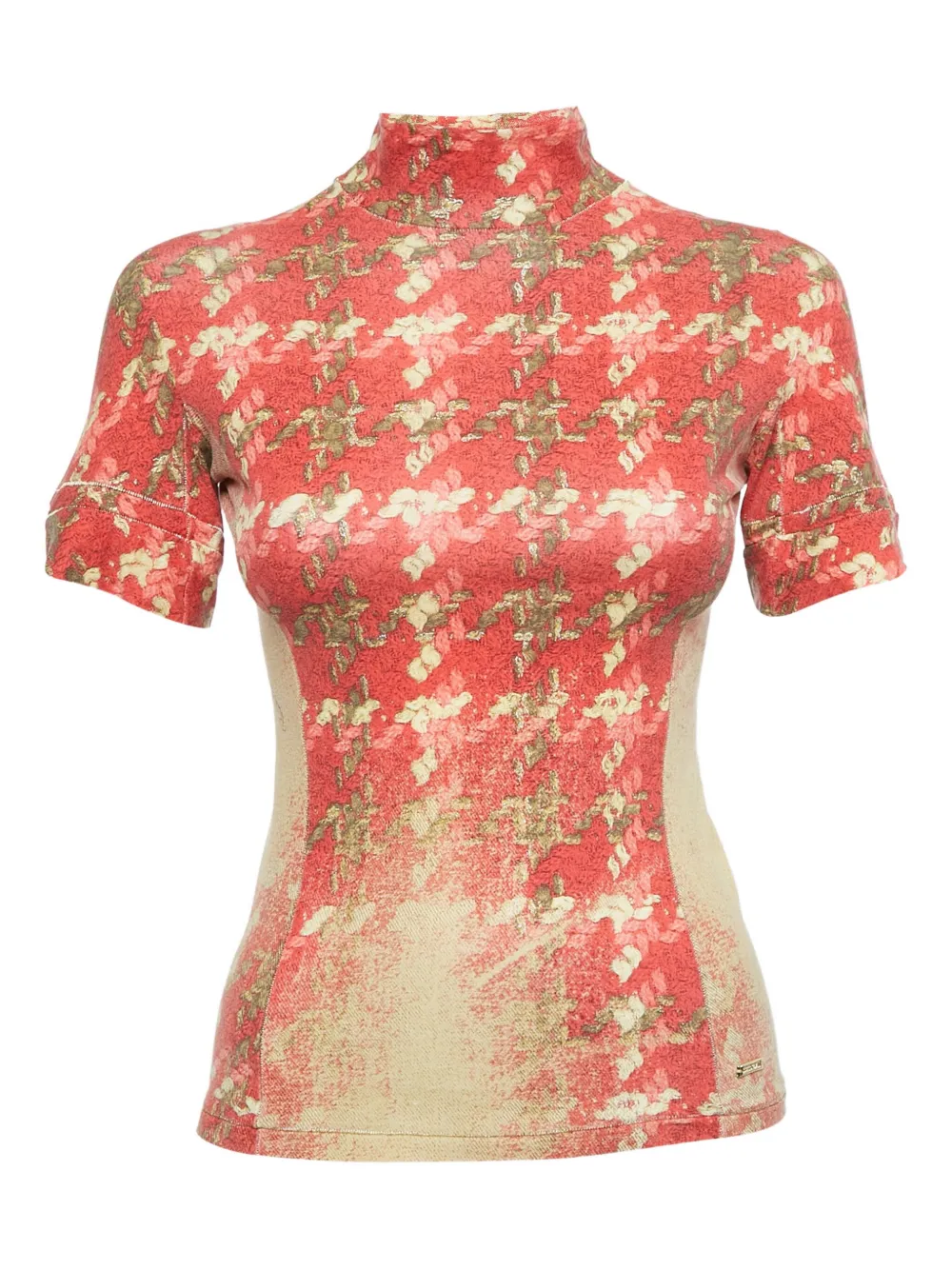 high-neck top